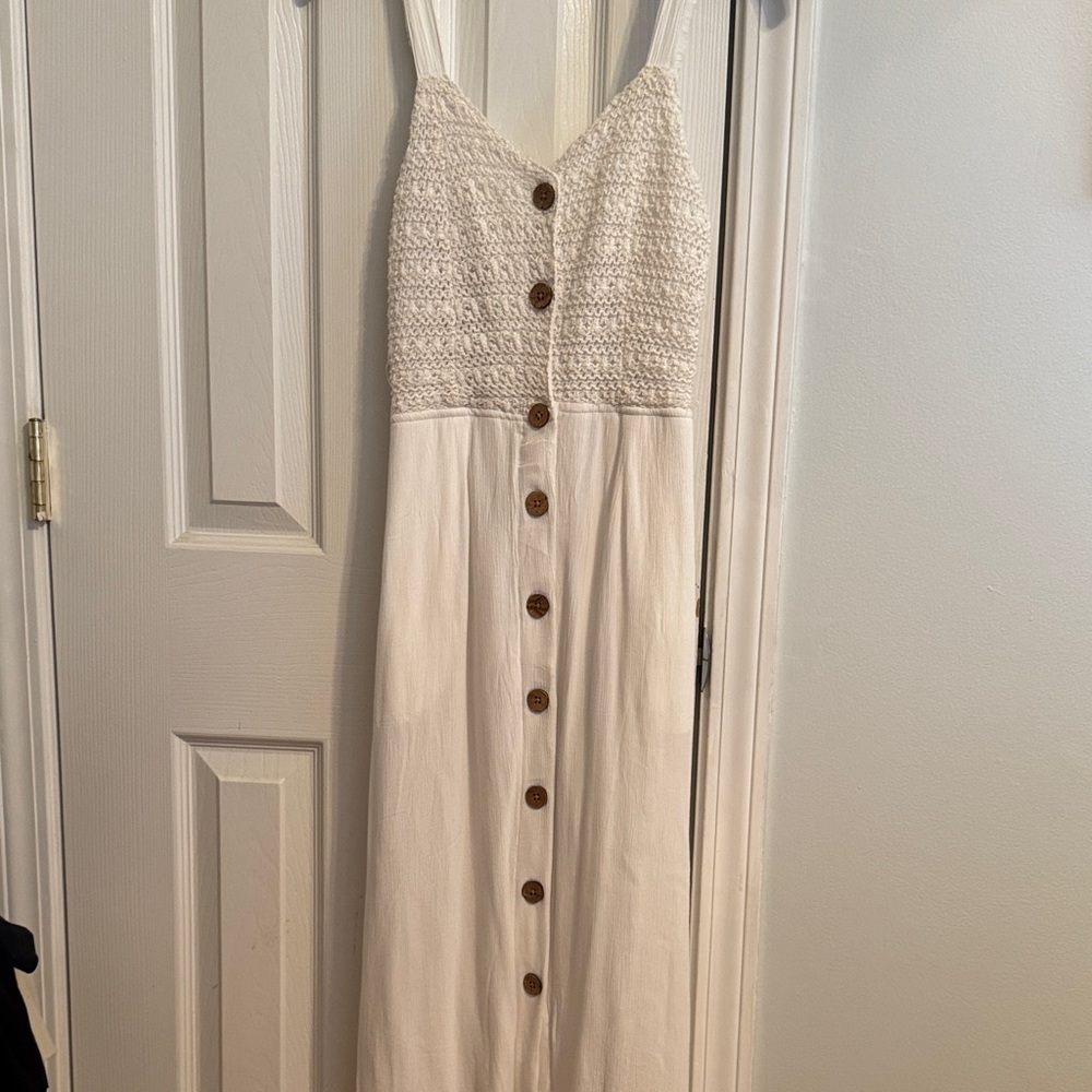 Jessica Simpson Ivory Button-Down Dress NWT Size Small